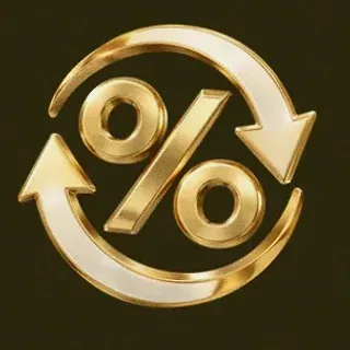 Percent cycle icon — Slotsgem