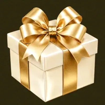 Ribboned gift box — Slotsgem