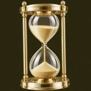 Ornate hourglass — Slotsgem