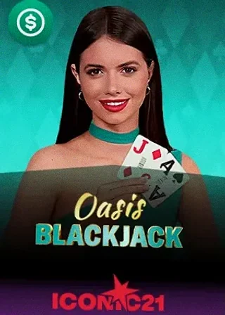 Oasis Blackjack live game cover