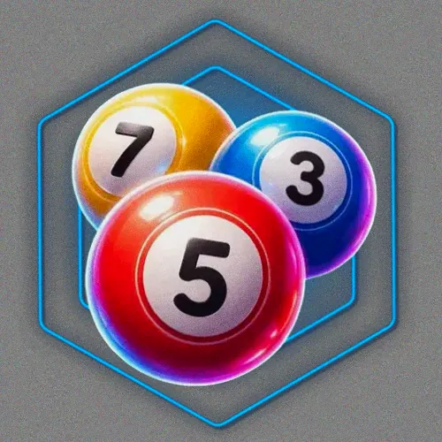 Numbered bingo balls