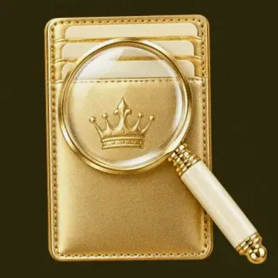 Wallet and magnifier — Slotsgem