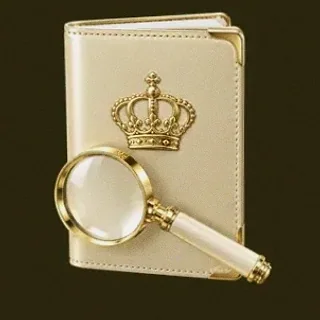 Passport magnifying glass — Slotsgem