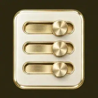 Three-knob control panel — Slotsgem