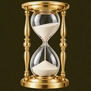 Golden hourglass — Slotsgem