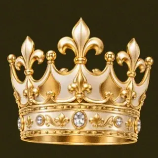 Ornate royal crown — Slotsgem