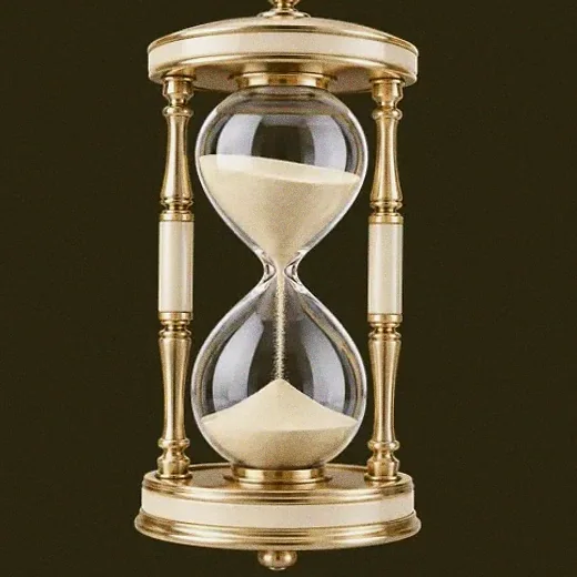 Ornate hourglass — Slotsgem
