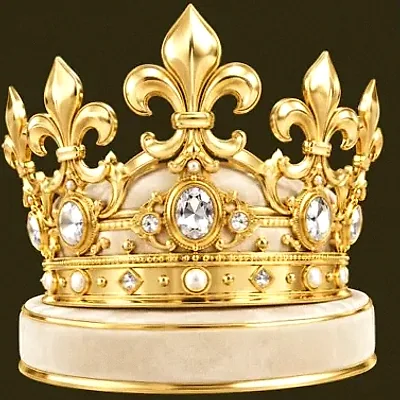 Jeweled royal crown — Slotsgem