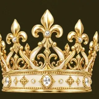 Jeweled royal crown — Slotsgem