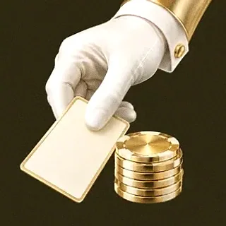 Hand dealing card — Slotsgem
