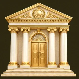Classical bank building — Slotsgem